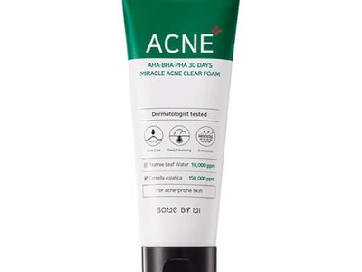 Sữa Rửa Mặt Trị Mụn Some By Mi AHA-BHA-PHA 30 Days Miracle Acne Clear Foam 0