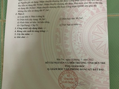 Nhà chính chủ bán nhà  xã phú nhuận, bến tre, 4