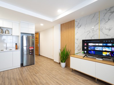 CHDV Cao Cấp 1PN Full Nội Thất - Trung Tâm Q2 12