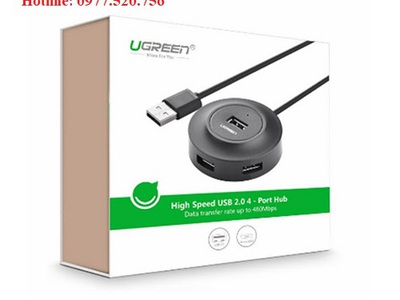 Bộ chia cổng USB 2.0, 3.0 thành 4 cổng, 7 cổng Ugreen 20277,20291,20265,20296, chia cổng type C 0