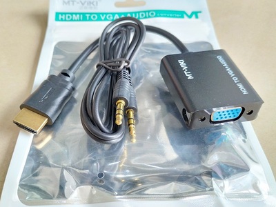 Cáp chuyển HDMI sang VGA giá rẻ, Cáp HDMI to VGA Ugreen 40203, cáp HDMI to VGA 1.5m UG 30449 1