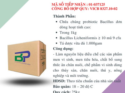 Cung cấp chế phẩm vi sinh đơn dòng, enzyme dùng cho thủy sản của Mỹ 1