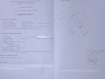 Nhà góc 2 mặt tiền đường số 41 và tân vĩnh, p6. quận 4, 9x19m vuông đẹp 2