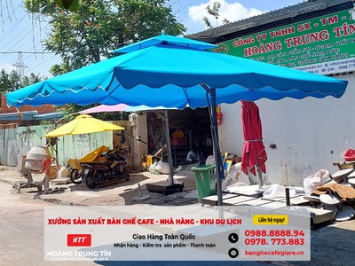 Dù che nắng cafe, giường tắm nắng giá xưởng tại Long An 3