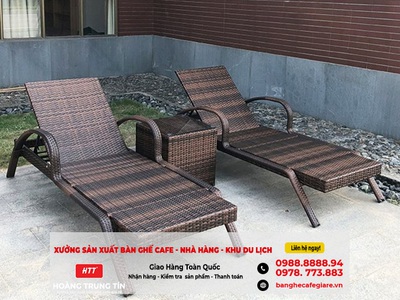 Dù che nắng cafe, giường tắm nắng giá xưởng tại Long An 0