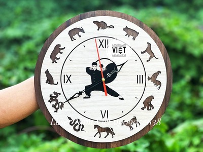Xưởng sản xuất đồng hồ gỗ chạy kim 2
