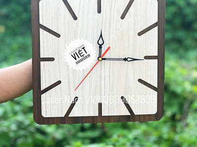 Xưởng sản xuất đồng hồ gỗ chạy kim 1
