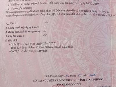 Cần bán lô đất thổ cư  Xã Thuận Lợi, Huyện Đồng Phú, Tỉnh Bình Phước 2