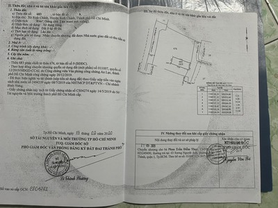 Ngay chợ bình chánh đã có gpxd sẵn - nền 80m2 giá 2 tỷ đã có sổ công chứng ngay trong ngày 0