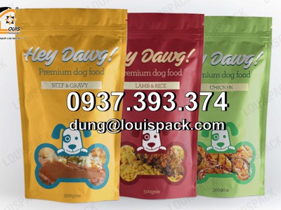 Bao bì đựng thức ăn cho Chó 2