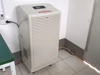 Xử lý ẩm cho kho bảo quản với máy hút ẩm Kasami KD150 2