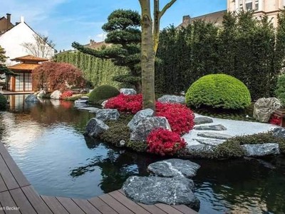 Thiết kế thi công hồ cá Koi đẹp   sân vườn non bộ, hồ bơi 2