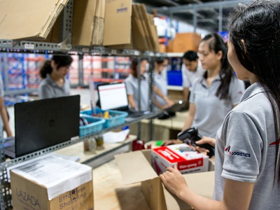 Cho thuê kho diện tích nhỏ, lớn tùy nhu cầu, kho fufillment, phân phối sỉ lẻ, quản lý Barcode 12