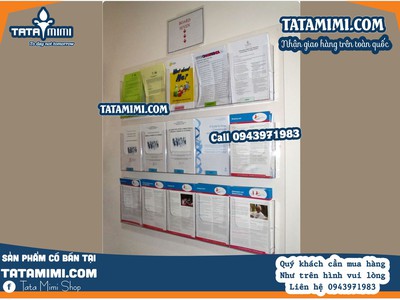 Checklist treo tường A4 ngang độ rộng hộp 2