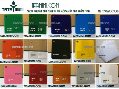 Màu mica gương được sử dụng nhiều 5