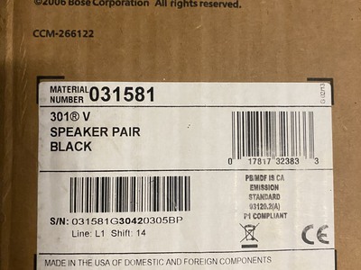 Bose 301 V hàng Mỹ xịn ĐÃ BÁN 7