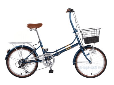 Xe Đạp Gấp Calli Q3 20 Inch Khung Thép Cổ Điển 0
