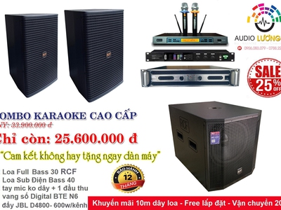 HOT   Trọn bộ KARAOKE Gia Đình giá sốc, cam kết  Hát không hay - Tặng ngay dàn máy 4