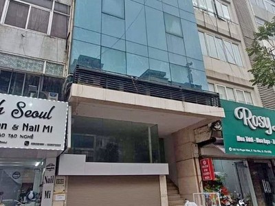 Bán tòa nhà 8t thang máy-kđt trung yên 100m2, mt 7.4m,vỉa hè,ôtô tránh,kinh doanh đỉnh, giá 39tỷ 0