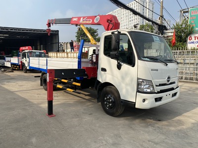 Xe cẩu Hino 3.4 Tấn chạy bằng B2 mới 100, có bán trả góp 0