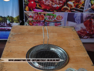 Lò nướng lắp âm bàn dùng kinh doanh nhà hàng, quán nướng BBQ 2