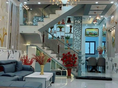 Nhà hxh khu dân cư sgm đường huỳnh tấn phát tt nhà bè - 3 tầng full nội thất - giá chỉ 5,9 tỷ 1