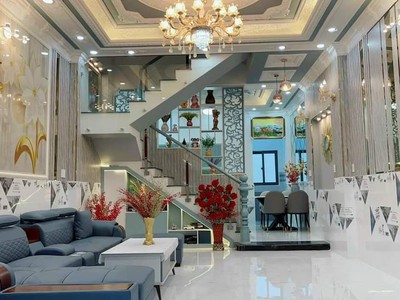 Nhà hxh khu dân cư sgm đường huỳnh tấn phát tt nhà bè - 3 tầng full nội thất - giá chỉ 5,9 tỷ 4