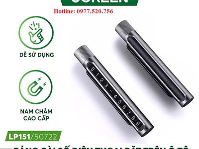 Bảng ghi số điện thoại gắn ô tô Ugreen 50722 chính hãng giá rẻ tại Hải Phòng 0