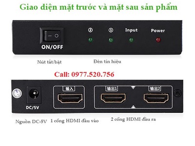 Hải Phòng có sẵn Bộ chia HDMI 1 ra 2 Ugreen 40201, Bộ chia HDMI 1 ra 4 Ugreen 40202 hỗ trợ 4k 11