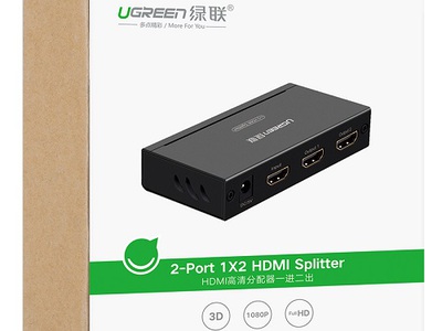 Hải Phòng có sẵn Bộ chia HDMI 1 ra 2 Ugreen 40201, Bộ chia HDMI 1 ra 4 Ugreen 40202 hỗ trợ 4k 12