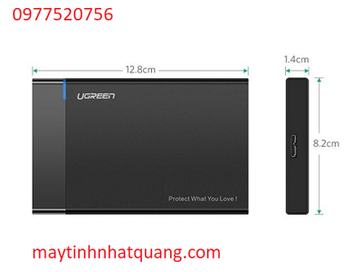 Box ổ cứng 2.5 inch USB 3.0 Ugreen 30847, HDD Box 3.5  USB 3.0 Sata Ugreen 50422 tại Hải Phòng 3