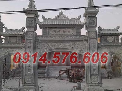 97  mẫu cổng tam quan đá đơn giản đẹp bán đà nẵng 3