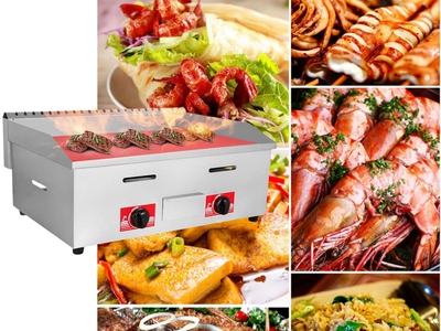 Bếp chiên rán mặt phẳng dùng gas- bếp chiên rán mặt phẳng- tepphanyaki kiểu nhật dùng gas 1