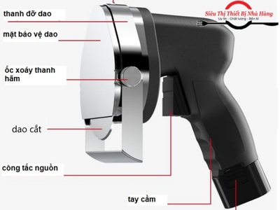 MÁY CẮT THỊT DONNER KEBAB chạy pin - máy cắt thịt thổ nhĩ kì 6