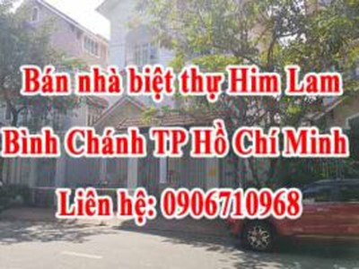 Bán nhà biệt thự Him Lam   Bình Chánh 0