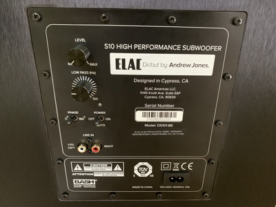 Siêu trầm bas 25 Elac quá chất 1