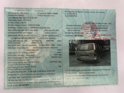 Bán xe starex 2016 nhập khẩu hàn quốc đường vạn phúc, phường vạn phúc, quận hà đông, hà nội 3
