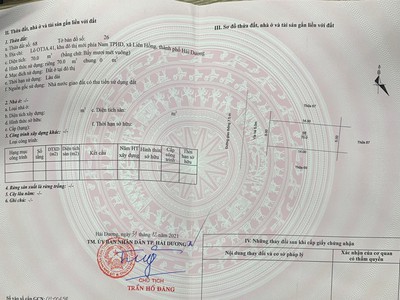 Chính chủ bán thu vốn ô đất sổ đỏ đô thị cạnh Bệnh Viện Nhi Tỉnh Hải Dương 0