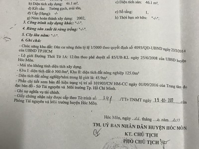 Bán đất ở đô thị - Hóc Môm , 425m giá 11 tỷ 2