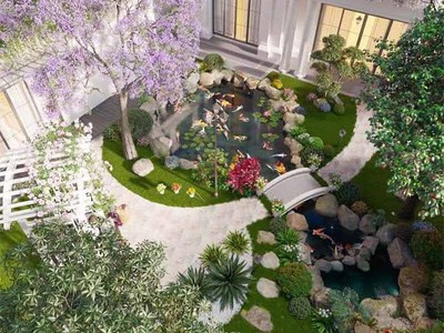 Thiết kế thi công hồ cá koi đạt chuẩn 0