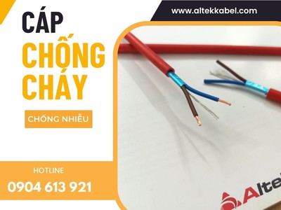 Cáp chống cháy chống nhiễu 2 lõi Altek Kabel 0
