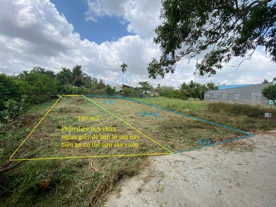 Chính chủ cần bán lô 2 mặt tiền - vị trí đẹp ở hẻm 825 đường võ văn kiệt   phường 2   tp sóc trăng 1