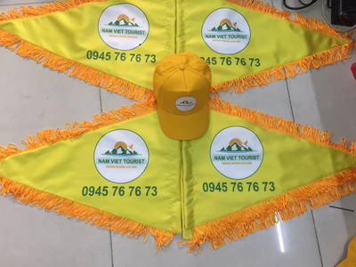 May cờ du lịch, cán cờ hướng dẫn viên 4