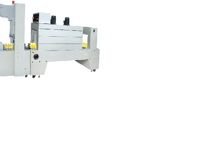 Máy đóng lốc chai bán tự động, máy cắt dán và co màng lốc chai sữa bán tự động 0