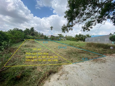 Bán nền hẻm 825 đường võ văn kiệt 1