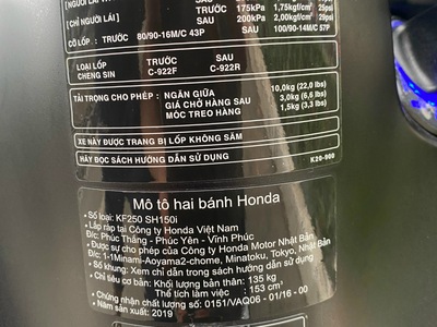 Cần bán SH Việt 150 ABS 2019 đen nhám siêu mới - Hồ sơ bao tên nhanh 8