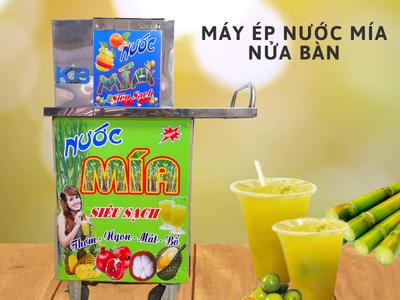 Máy ép mía nửa bàn công suất 1500W 6