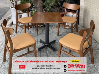 Bàn ghế cafe, nội ngoại thất nhà hàng giá rẻ tại TP Long Xuyên 8
