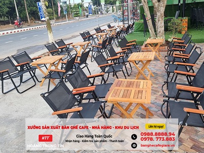 Bàn ghế cafe, nội ngoại thất nhà hàng giá rẻ tại TP Long Xuyên 3