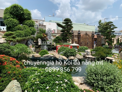 Tiếng róc rác chảy hồ Koi âm hưởng cuộc sống. 3